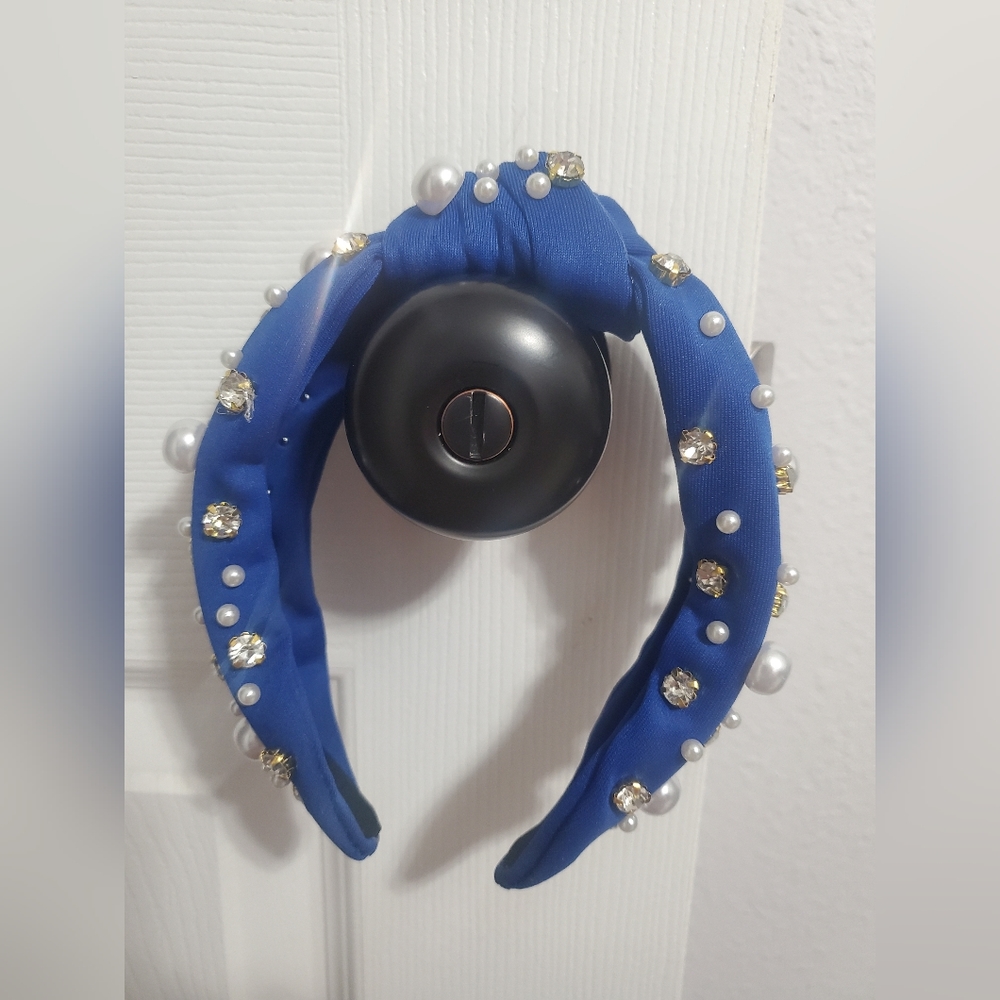 Blue Studded Headband